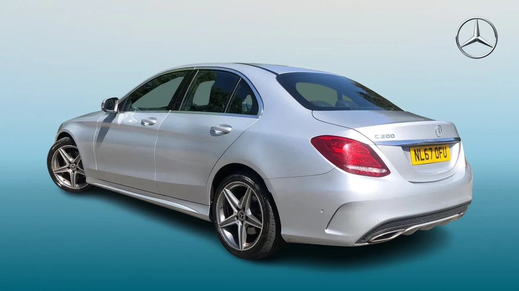 Mercedes-Benz C Class C 200 Amg Line NL67OFU Silver #2