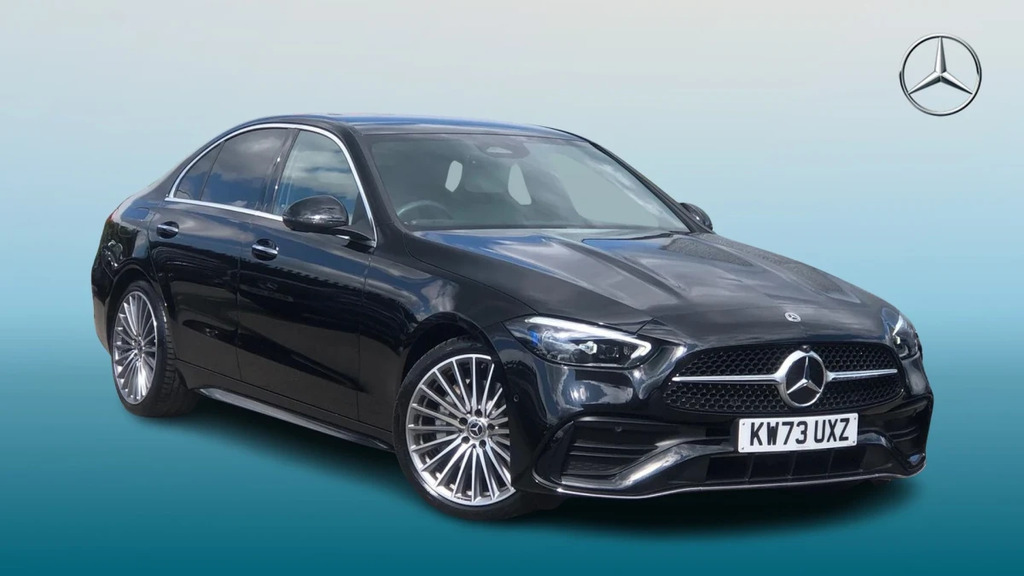 Mercedes-Benz C Class C 300 Amg Line Prem D Mhe Black