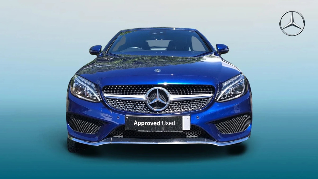 Mercedes-Benz C Class C 200 Amg Line Premium RF67VYD Blue #6