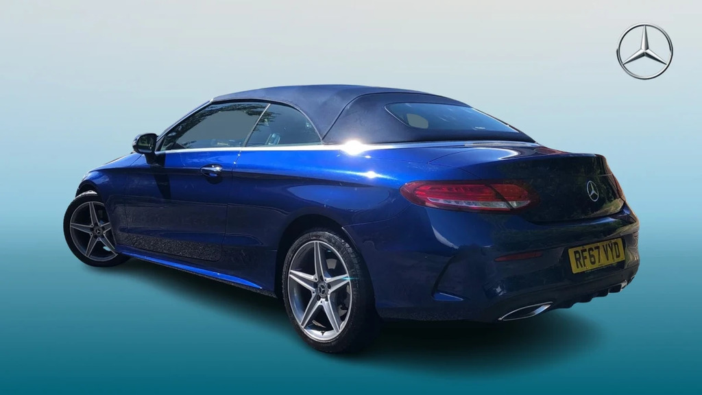 Mercedes-Benz C Class C 200 Amg Line Premium RF67VYD Blue #2