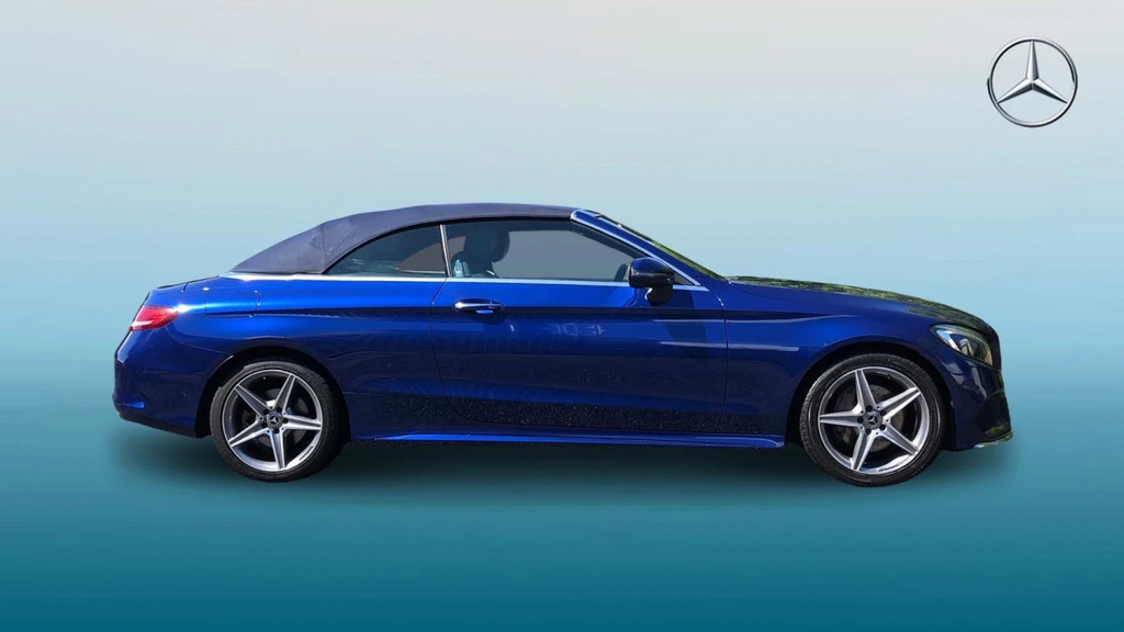 Mercedes-Benz C Class C 200 Amg Line Premium RF67VYD Blue #4