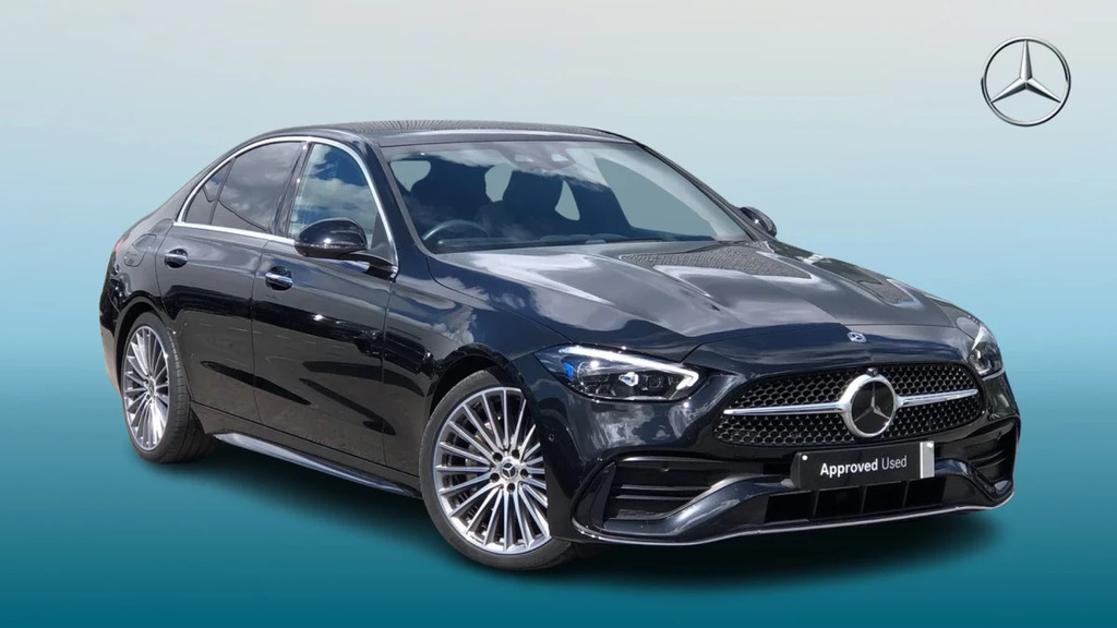 Mercedes-Benz C Class C 300 Amg Line Prem Mhe Black