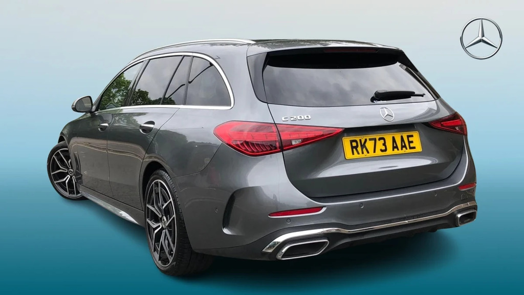 Mercedes-Benz C Class C 200 Amg Line Prem Mhe Grey #2