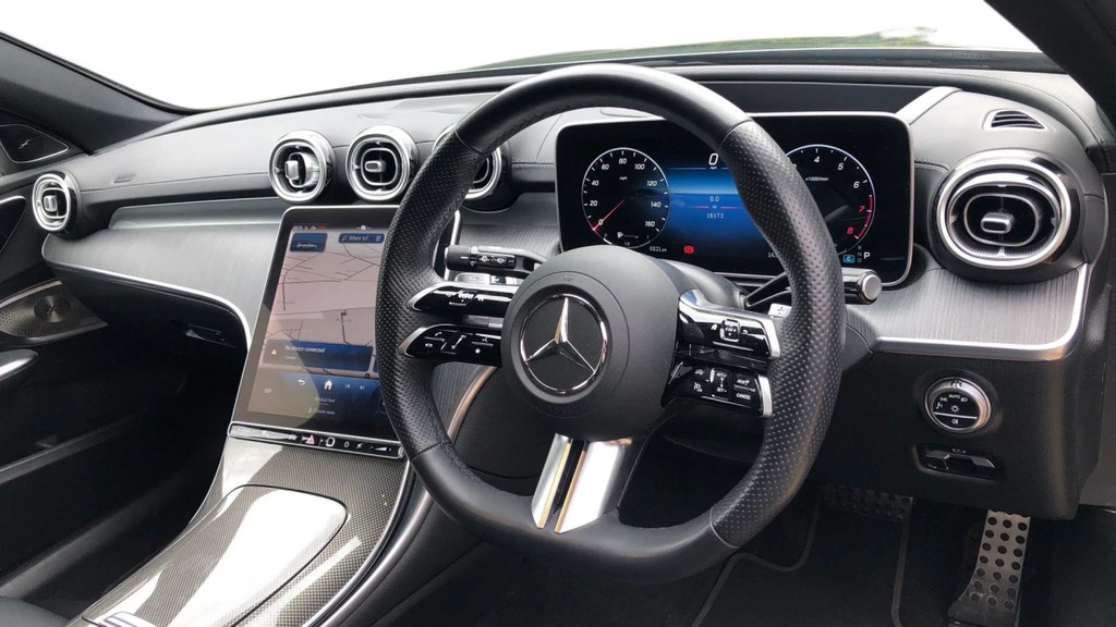 Mercedes-Benz C Class C 200 Amg Line Prem Mhe Grey #3