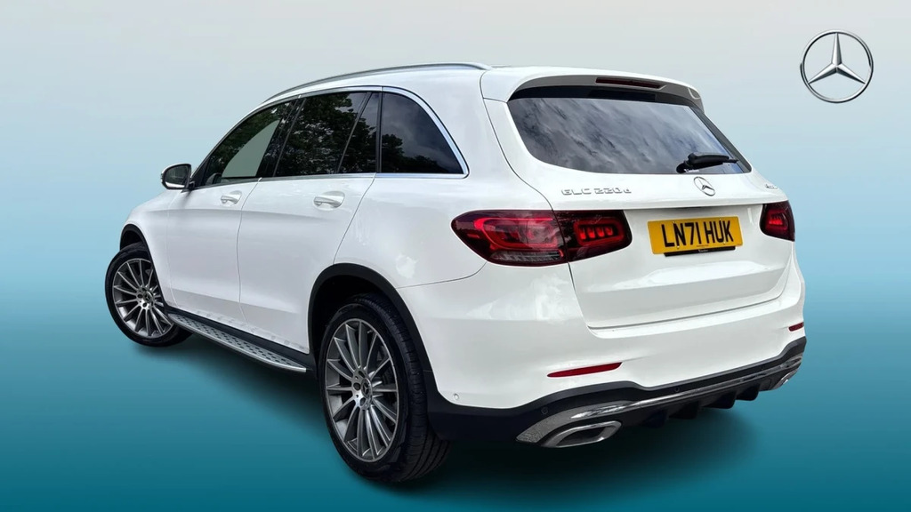 Mercedes-Benz GLC Class Glc 220 D 4M Amg Line Pre LN71HUK White #2