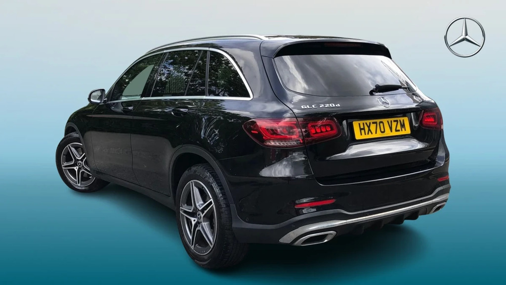 Mercedes-Benz GLC Class Glc 220 D 4Matic Amg Line HX70VZM Black #2