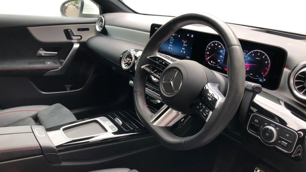 Mercedes-Benz A Class A 180 Amg Line Premium M HV73WJL White #3