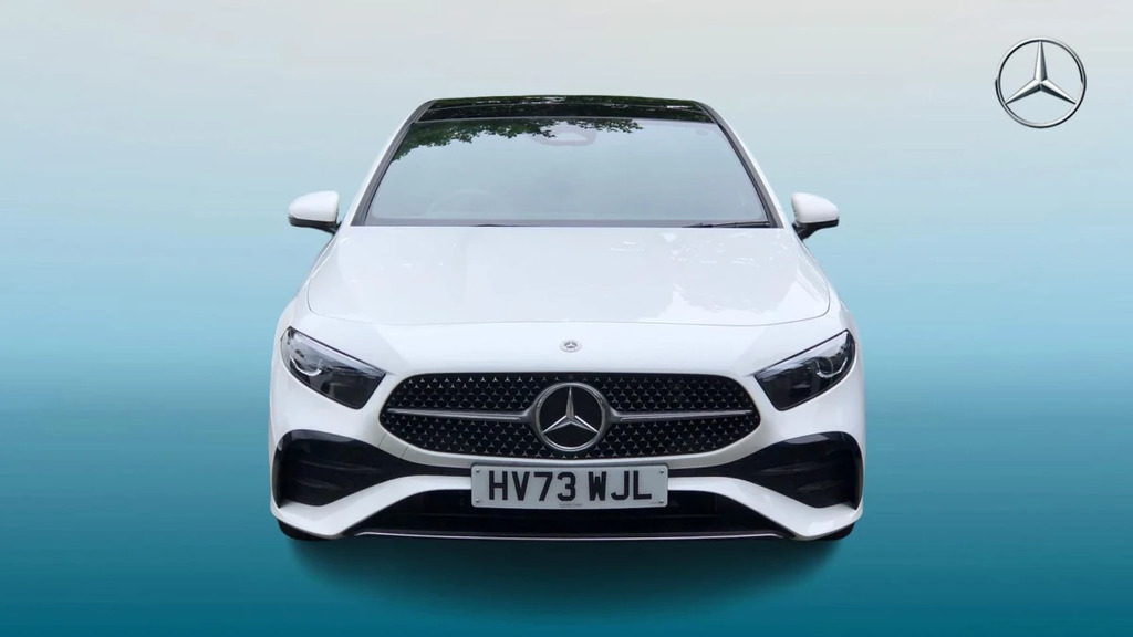 Mercedes-Benz A Class A 180 Amg Line Premium M HV73WJL White #6
