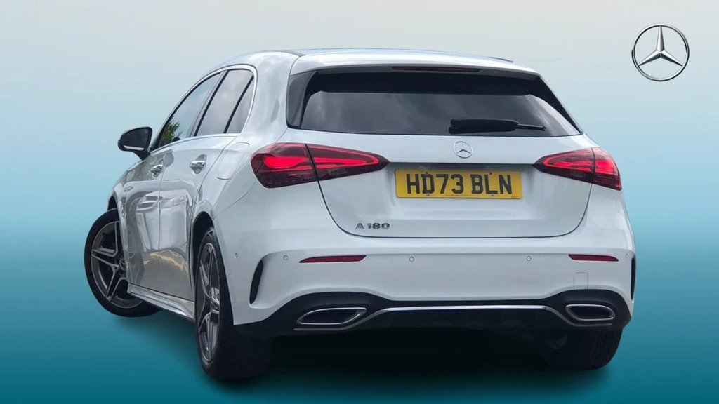 Mercedes-Benz A Class A 180 Amg Line Premium Mh HD73BLN White #2