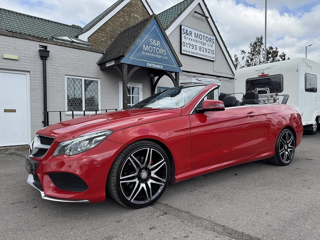 Mercedes-Benz E Class E350d V6 Bluetec Amg Line BJ65TMU Red #2