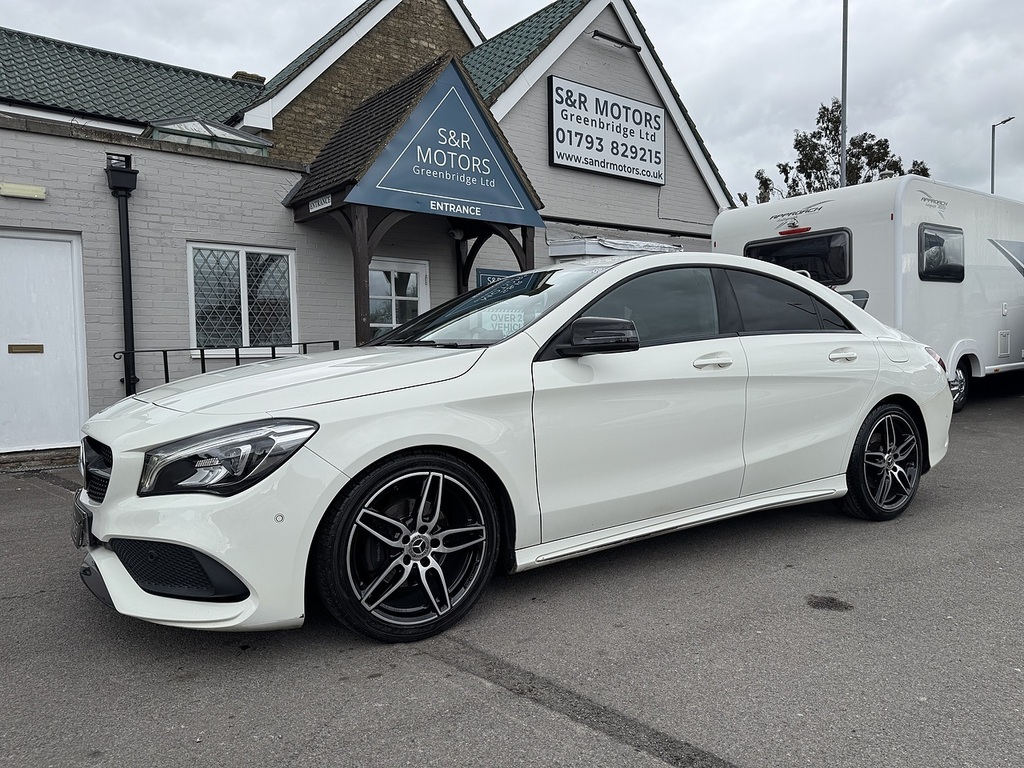 Mercedes-Benz CLA Class Cla180 Amg Line White