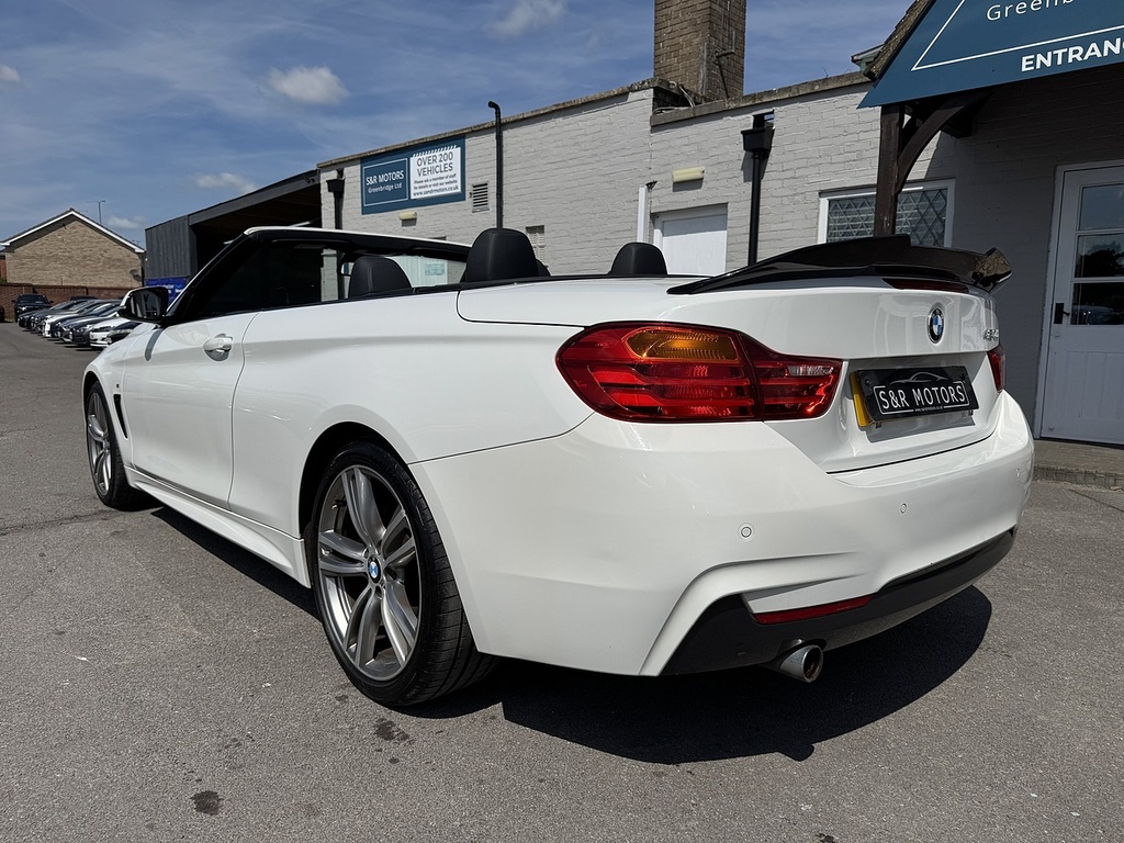 BMW 4 Series 420D M Sport White #6