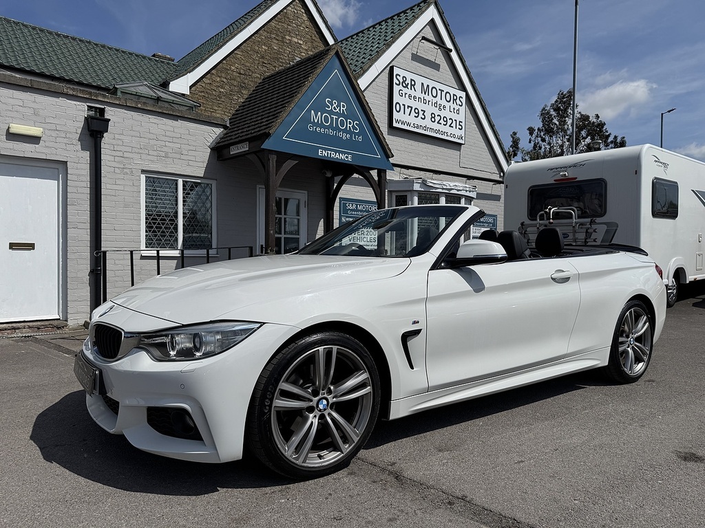 BMW 4 Series 420D M Sport White #2