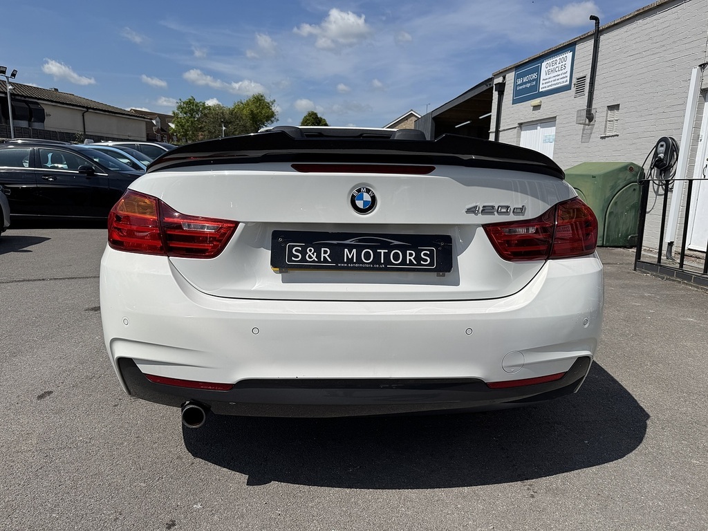 BMW 4 Series 420D M Sport White #5