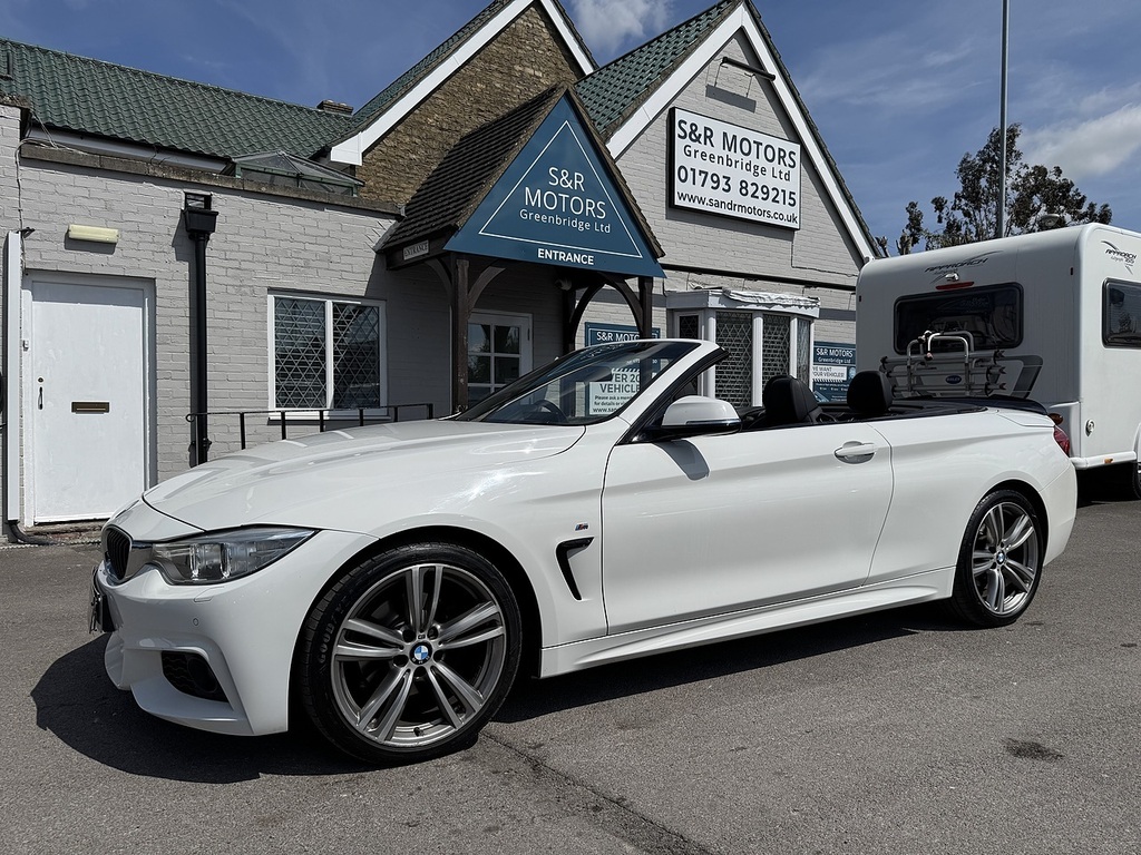 BMW 4 Series 420D M Sport White #3