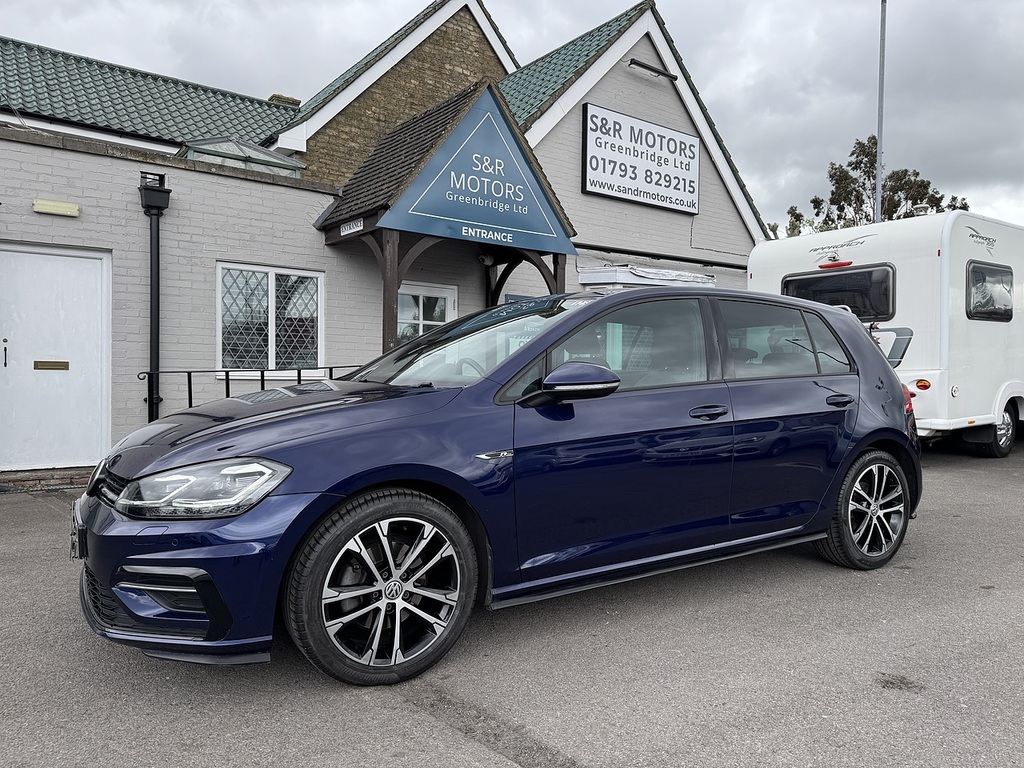 Volkswagen Golf Tdi R-line Edition KP69OHC Blue #3
