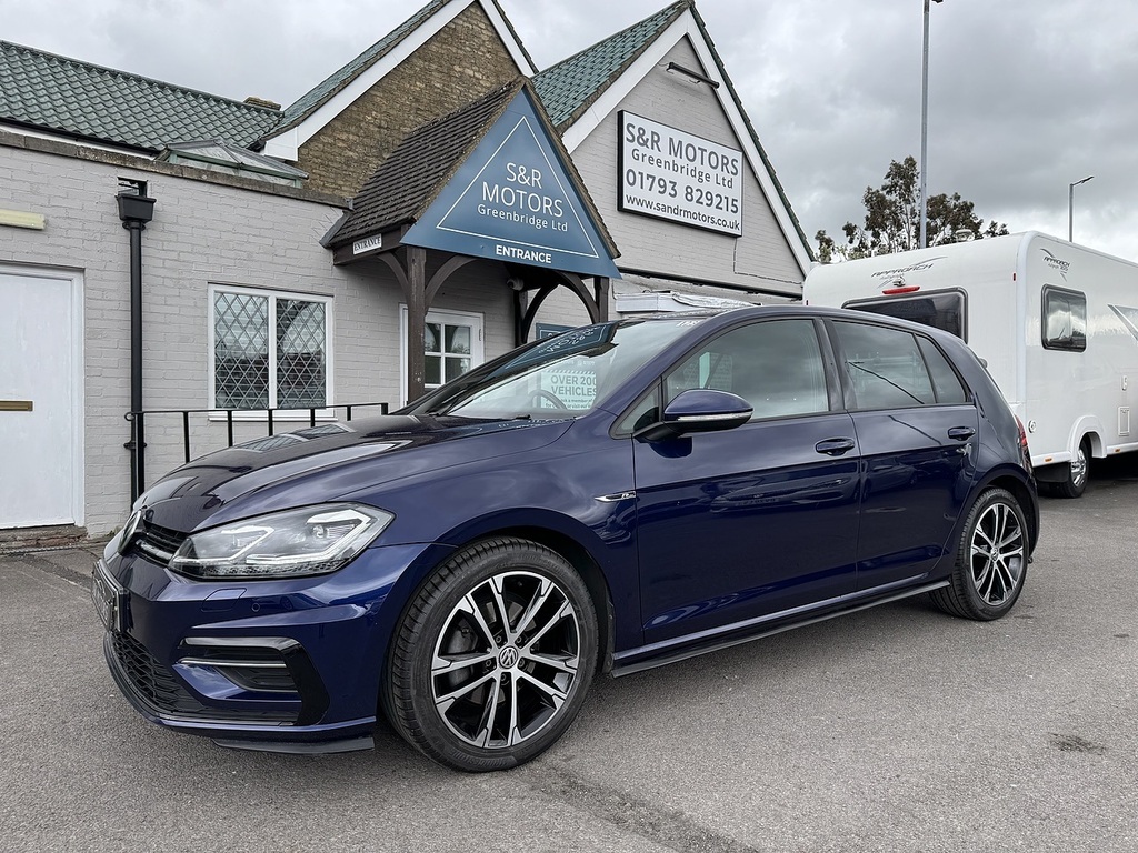 Volkswagen Golf Tdi R-line Edition KP69OHC Blue #2