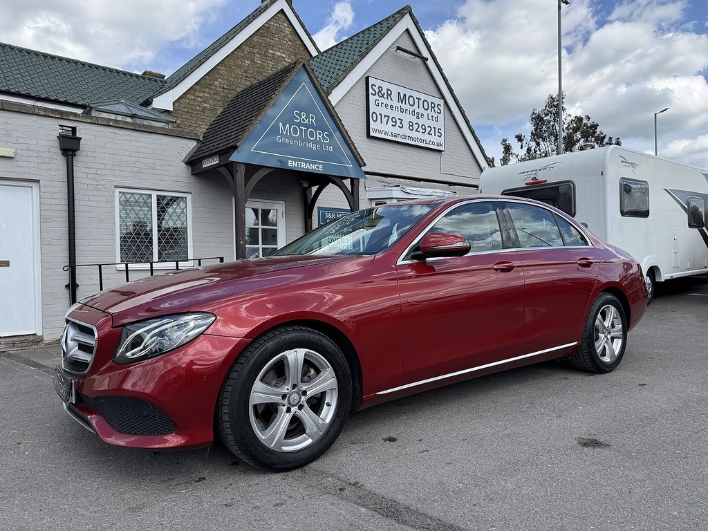 Mercedes-Benz E Class E220d Se KW66LUY Red #3
