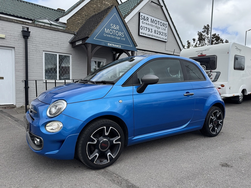 Fiat 500 S Blue