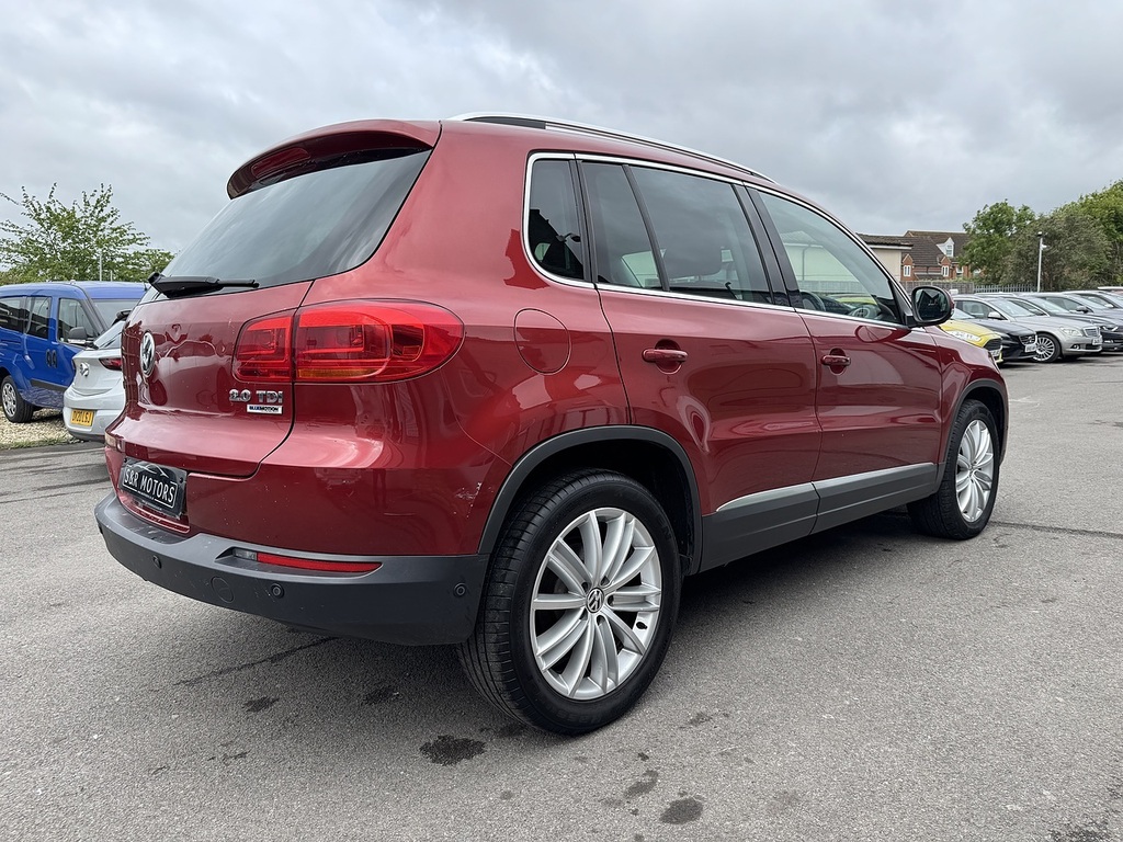 Volkswagen Tiguan Tdi Bluemotion Tech Match Edition OY65YUB Red #4