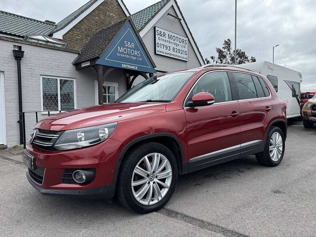 Volkswagen Tiguan Tdi Bluemotion Tech Match Edition OY65YUB Red #3