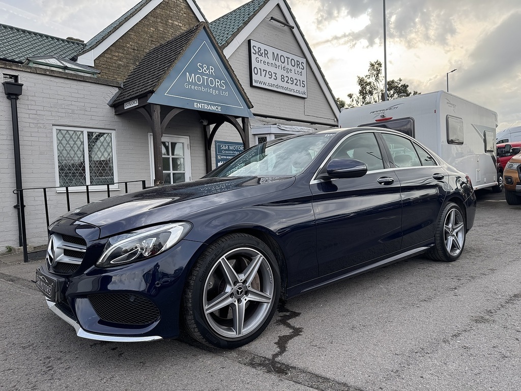 Mercedes-Benz C Class C250d Amg Line KU18JUK Blue #2