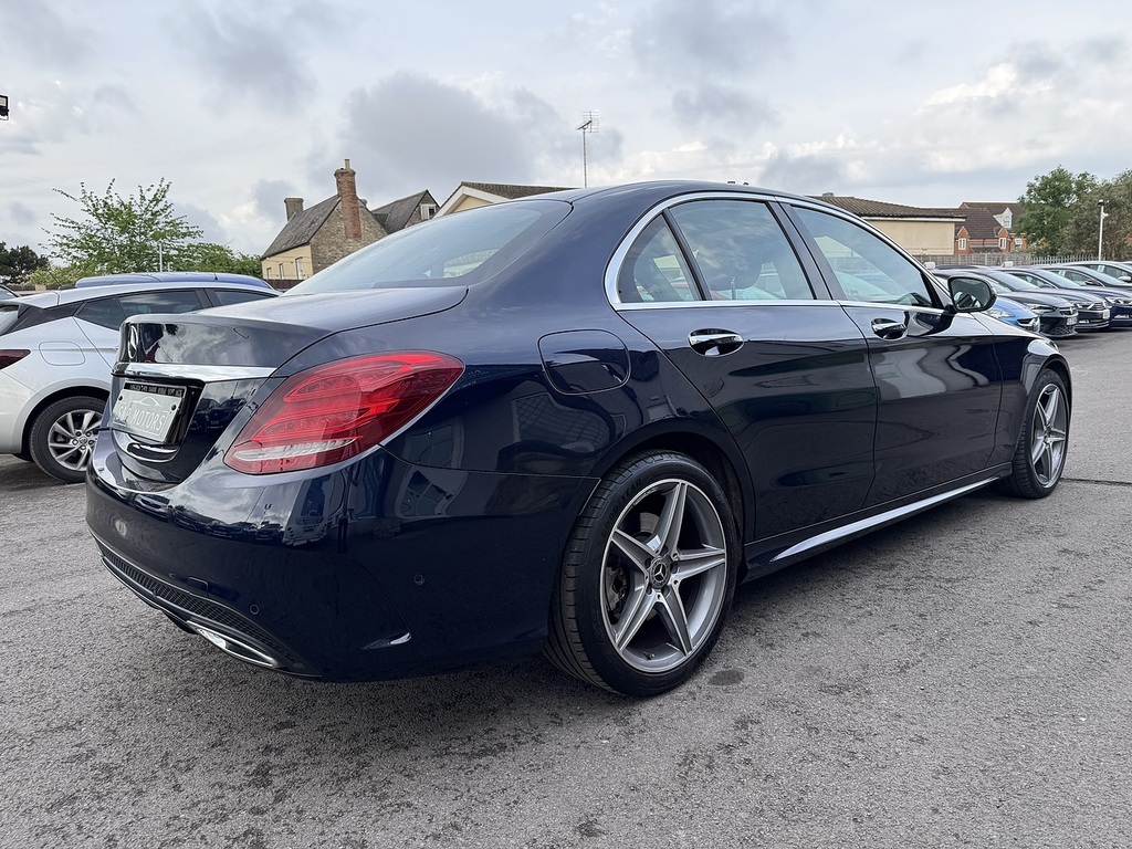 Mercedes-Benz C Class C250d Amg Line KU18JUK Blue #4