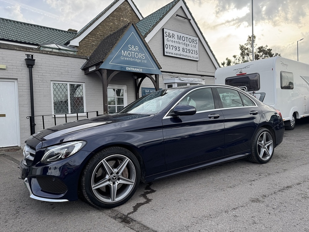 Mercedes-Benz C Class C250d Amg Line KU18JUK Blue #3