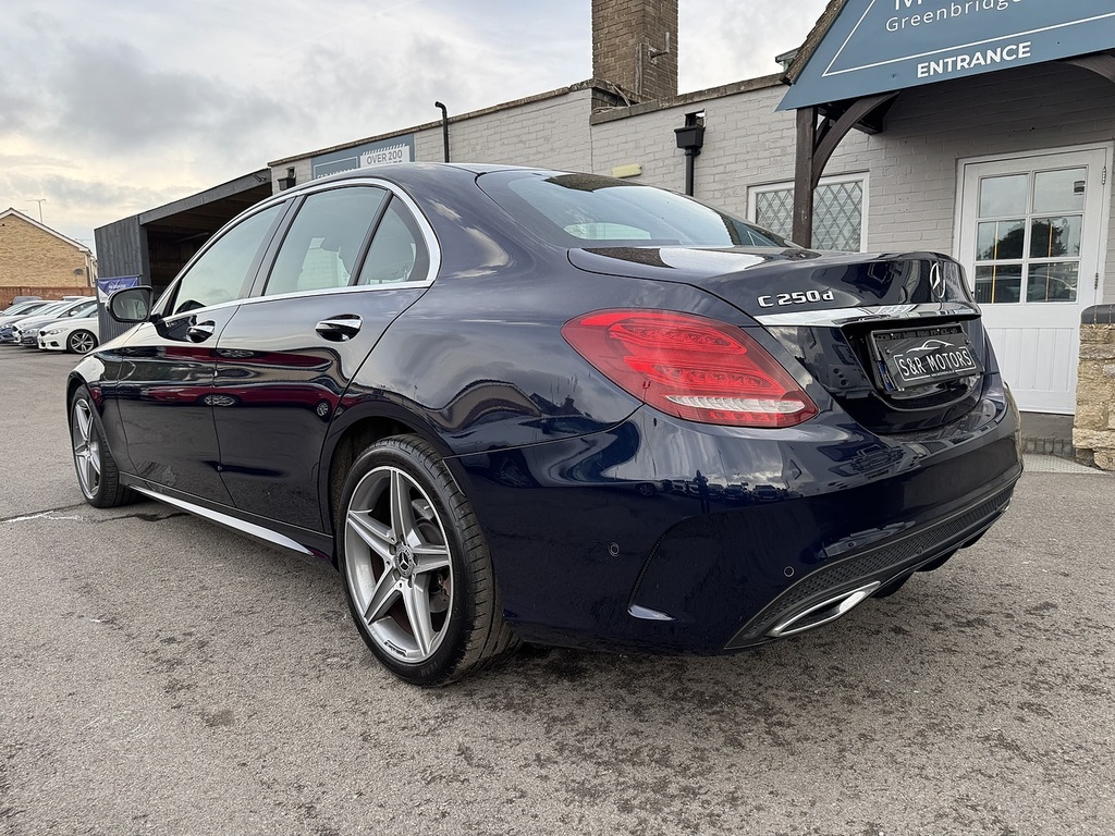 Mercedes-Benz C Class C250d Amg Line KU18JUK Blue #6