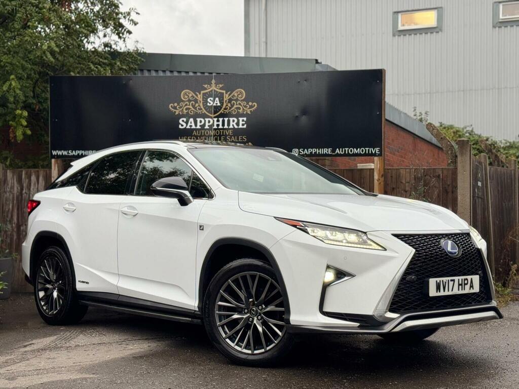 Lexus RX 3.5 450H V6 F Sport Cvt 4Wd Euro 6 Ss 2017 White