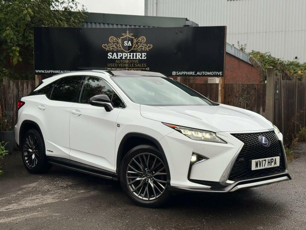 Lexus RX 3.5 450H V6 F Sport Cvt 4Wd Euro 6 Ss 2017 WV17HPA White #6