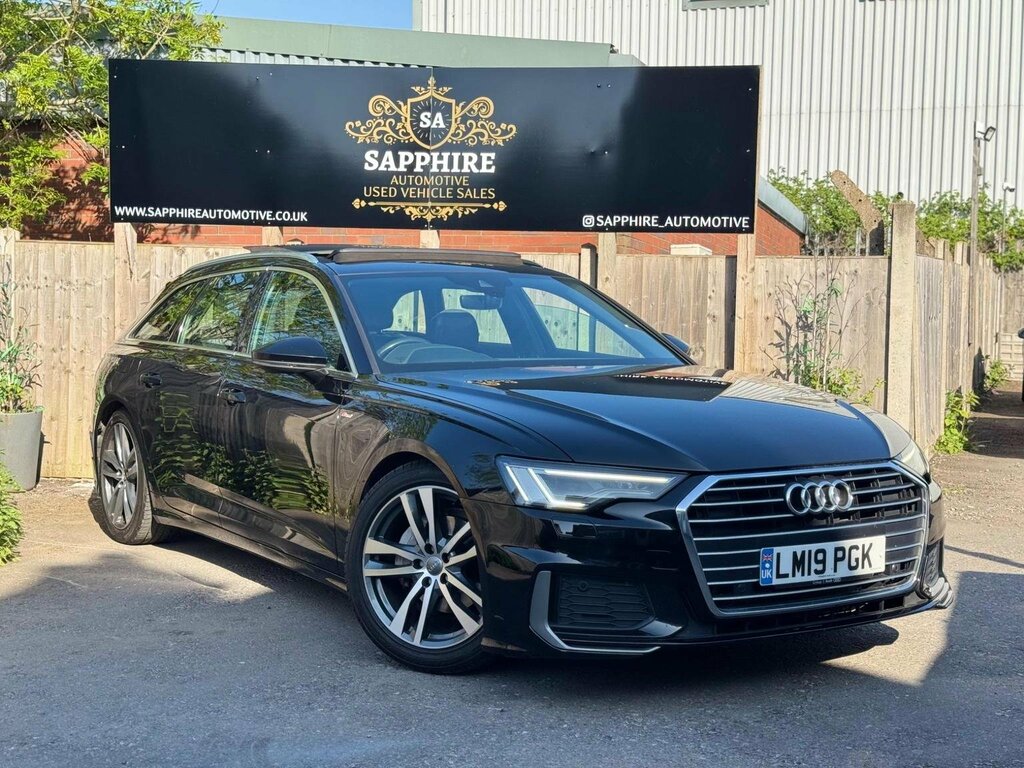 Audi A6 Avant 2.0 Tdi 40 S Line S Tronic Euro 6 Ss 2019 LM19PGK Black #3