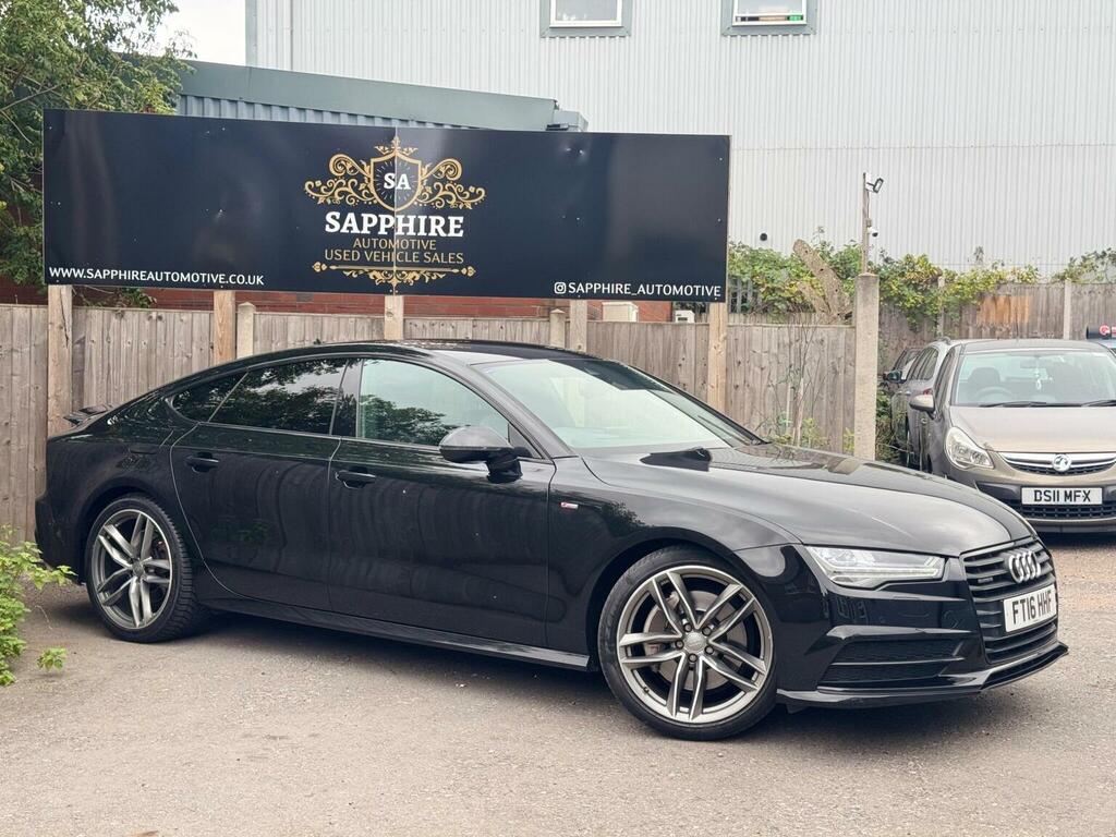 Audi A7 3.0 Bitdi V6 Black Edition Sportback Tiptronic Qua FT16HHF Black #3