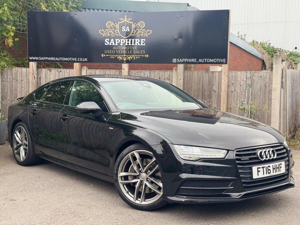 Audi A7 3.0 Bitdi V6 Black Edition Sportback Tiptronic Qua FT16HHF Black #4
