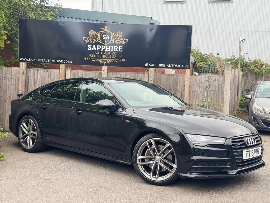 Audi A7 3.0 Bitdi V6 Black Edition Sportback Tiptronic Qua FT16HHF Black #5