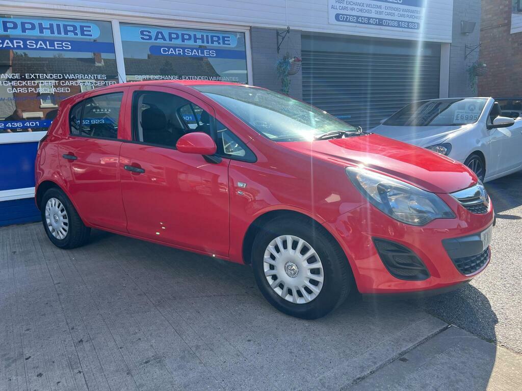 Vauxhall Corsa 1.0 Ecoflex 12V S Euro 5 YX14VOJ Red #2