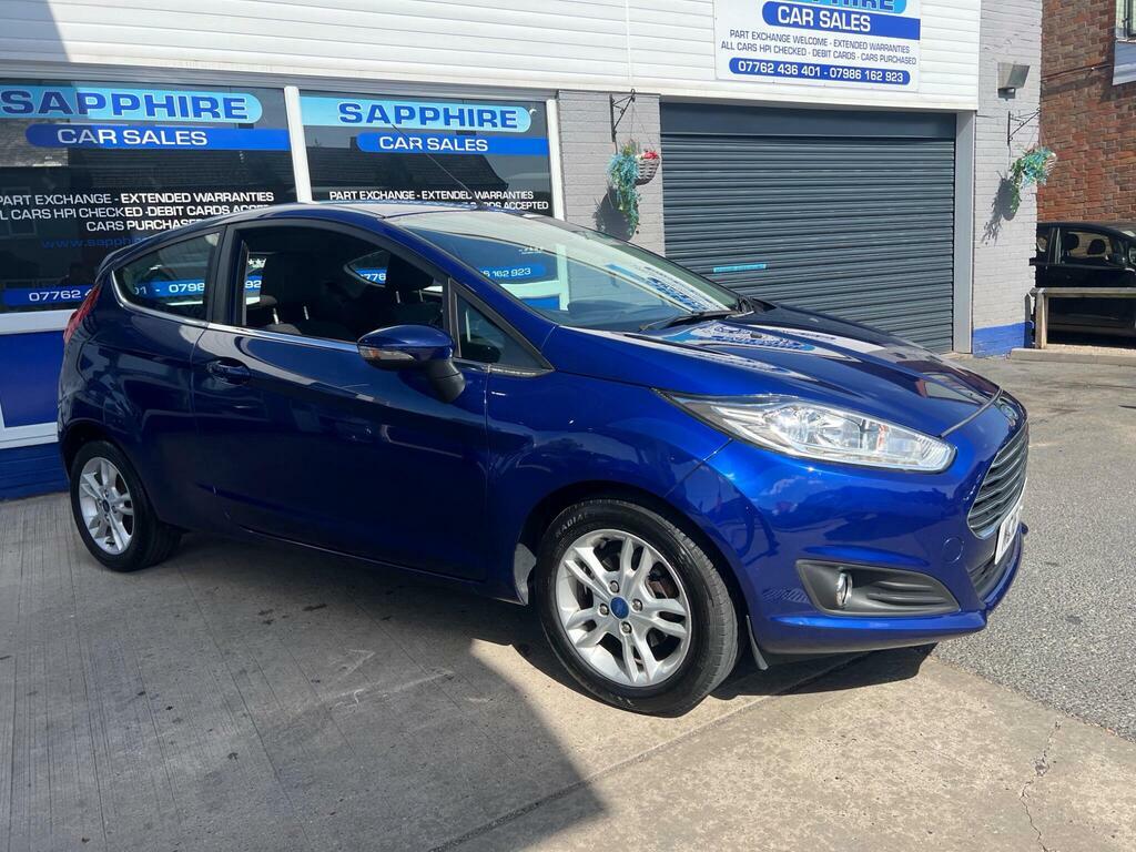 Ford Fiesta 1.25 Zetec Euro 6 Blue
