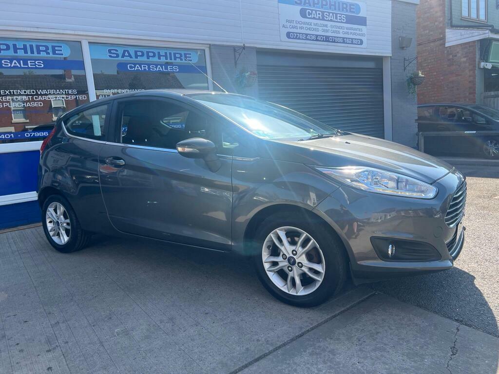 Ford Fiesta 1.25 Zetec Euro 6 BN66TWC Grey #2