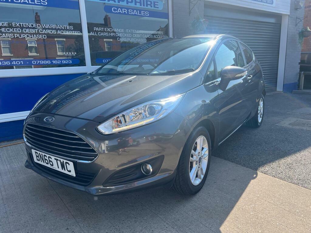 Ford Fiesta 1.25 Zetec Euro 6 BN66TWC Grey #4