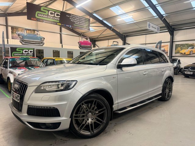 Audi Q7 3.0 Tdi V6 S Line Plus Tiptronic Quattro Euro 5 S NV62HVD Silver #6