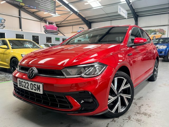 Volkswagen Polo 1.0 Tsi R-line Dsg Euro 6 S S Red