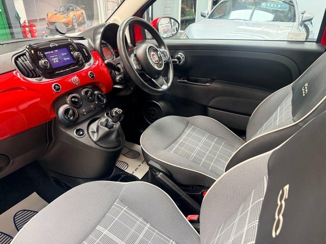 Fiat 500 1.2 Lounge Euro 6 S S WV18YTE Red #3