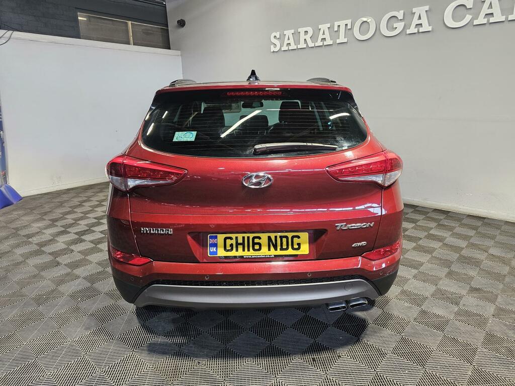 Hyundai Tucson 2.0 Crdi Premium Se Suv 4Wd Euro 6 GH16NDG Red #2