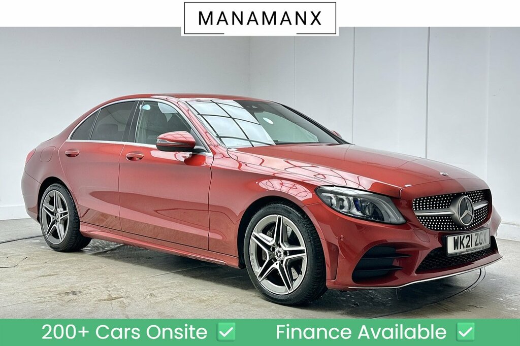 Mercedes-Benz C Class C300d Amg Line Edition Red
