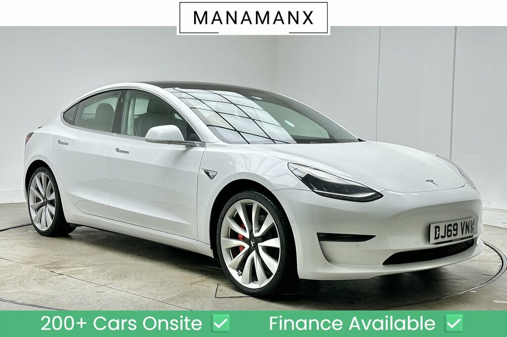 Tesla Model 3 Performance White
