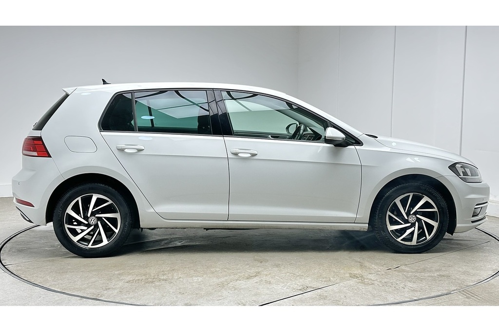 Volkswagen Golf Tdi Match SJ69OYH White #4