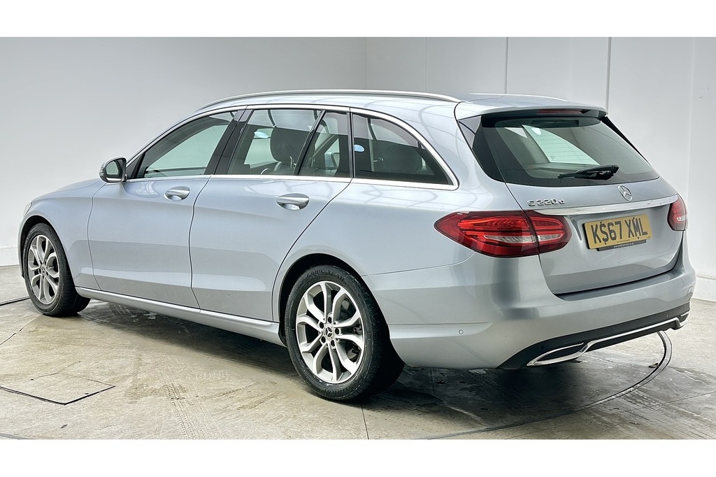 Mercedes-Benz C Class C220d Sport KS67XML Silver #5