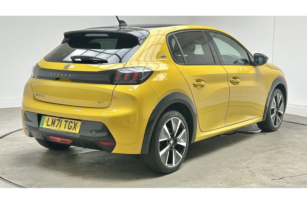 Peugeot e-208 Gt Premium LM71TGX Yellow #4