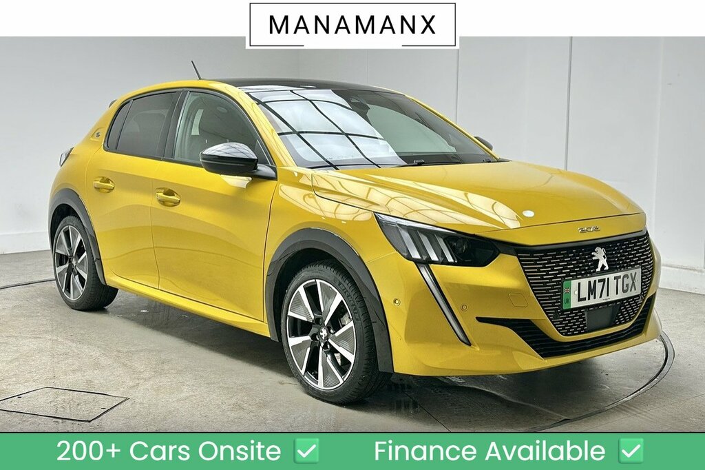Peugeot e-208 Gt Premium LM71TGX Yellow