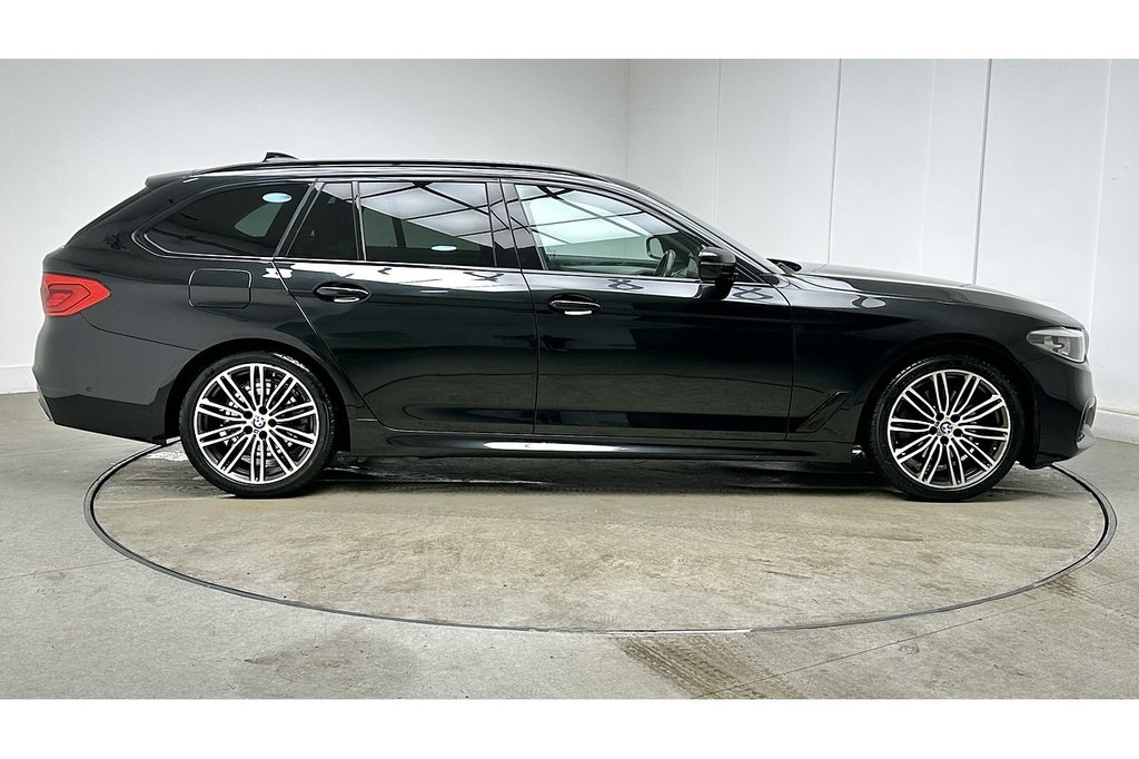 BMW 5 Series 520I M Sport YE19CFX Blue #3